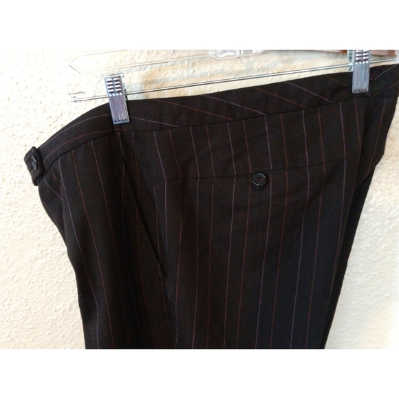 "The Limited" Drew Fit Flare Leg Pinstripe Trouser - Picture 8 of 12